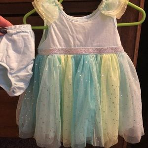 Dress with diaper cover